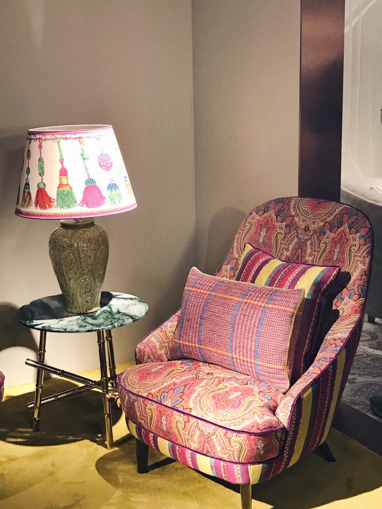 Etro Home Collection 2018 the Jefferson armchair