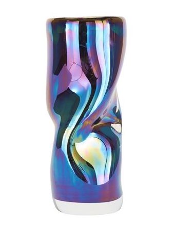 Tom Dixon Warp Iridescent Glass Vase