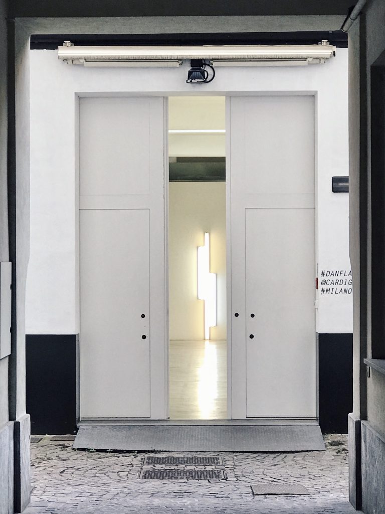 Entrance to the Cardi Gallery Milano