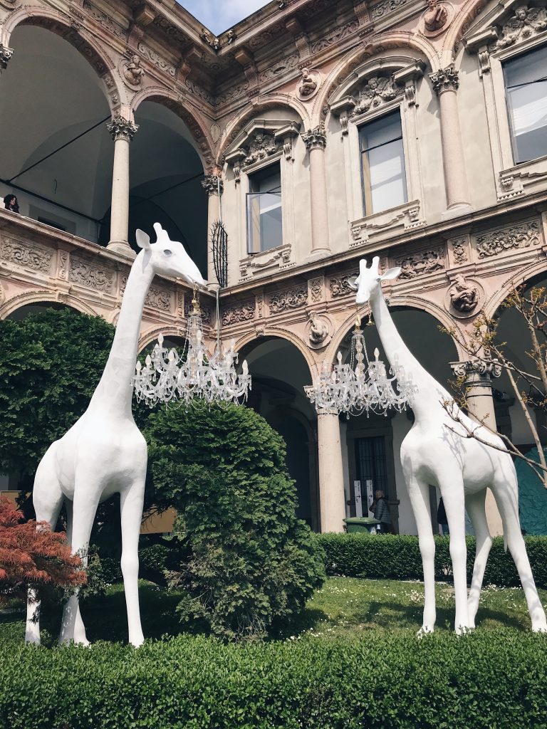Giraffe in Love Marcantonio Qeeboo Milan Design Week 2019