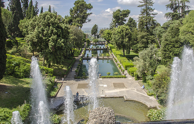 10 most beautiful gardens in Europe Villa D'este Tivoli