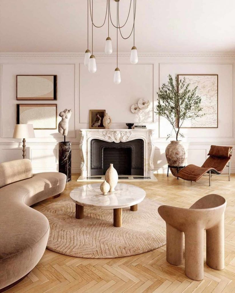 Interior trends 2021 curvy furniture