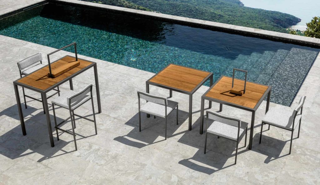 Modern Italian outdoor furniture by Ramon Esteve for Talenti