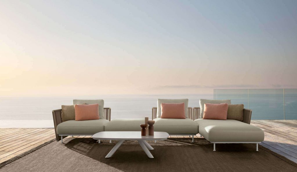 Modern Italian outdoor furniture by Marco Acerbis for Talenti