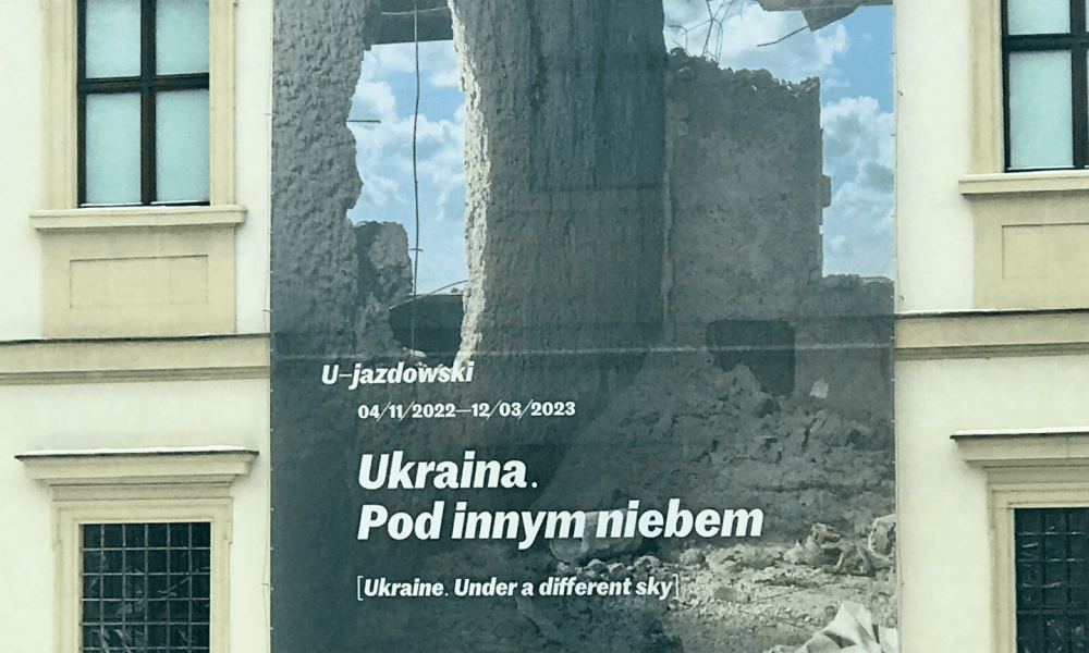 Ukraine. Under a different sky art exhibition in Warsaw