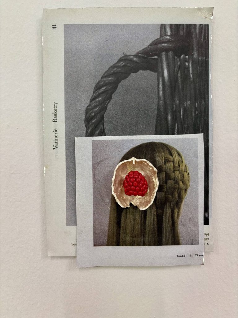 Small-scale sculptural work by Hamish Pearch using mixed materials including UV-printed aluminium